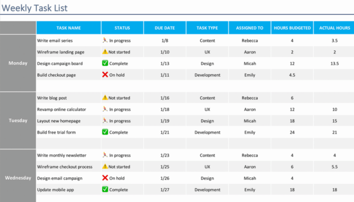 11 Free Task List Templates in Excel & ClickUp