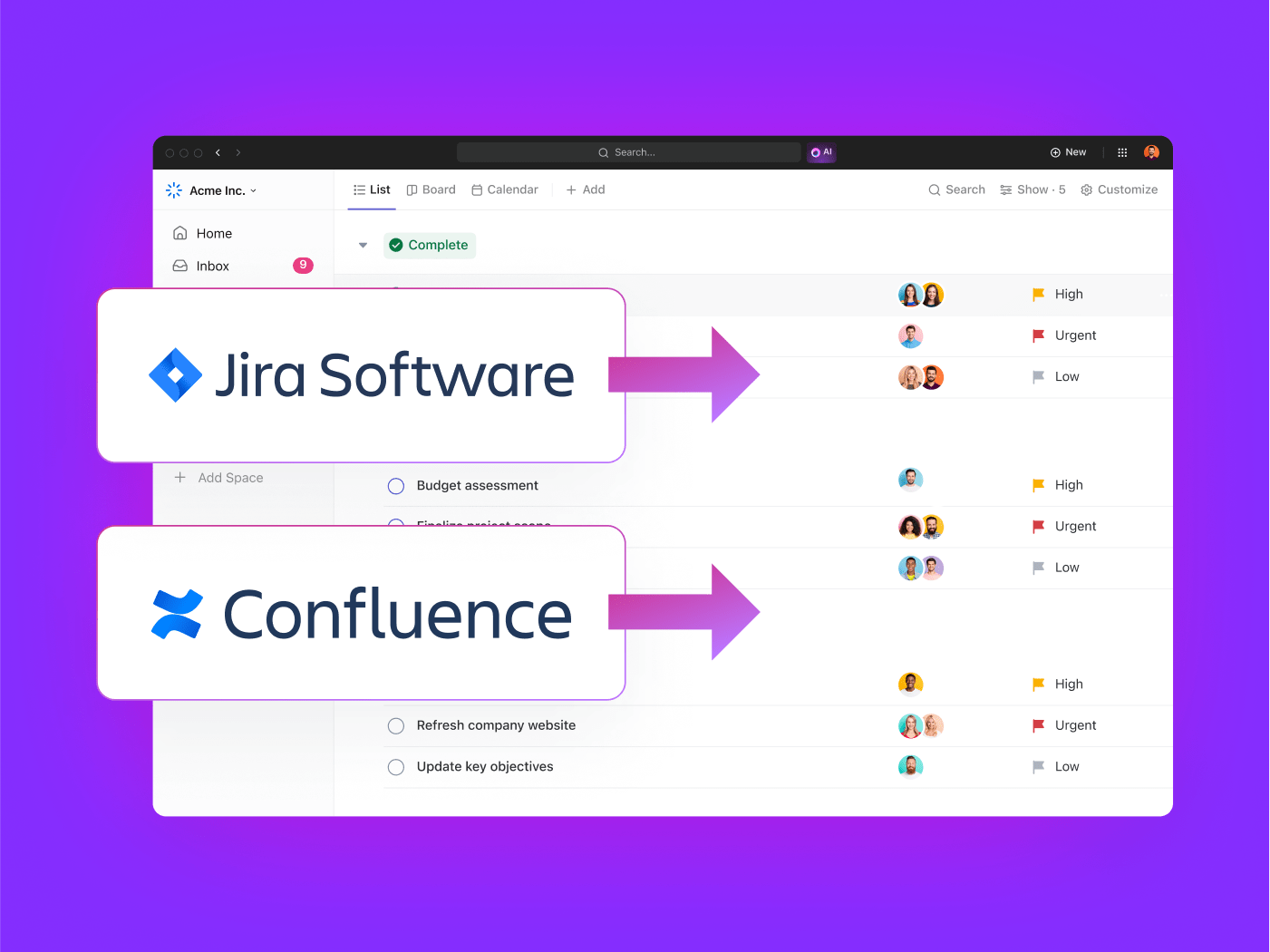 Jira and Confluence importer Blog Feature