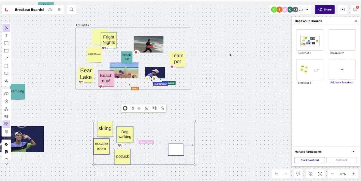 Modèles de tableaux de Lucidspark