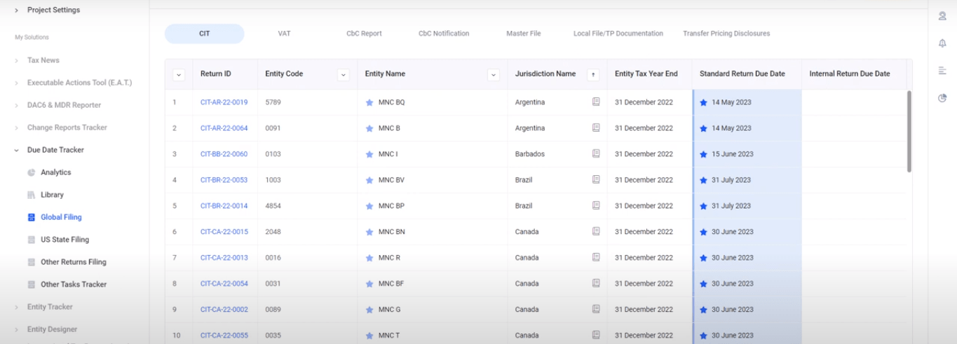 Orbitax deadline tracker