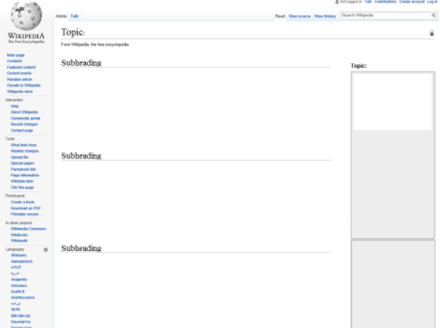 Szablon PowerPoint Wikipedia Arkusz roboczy/Praca domowa według Tes.com