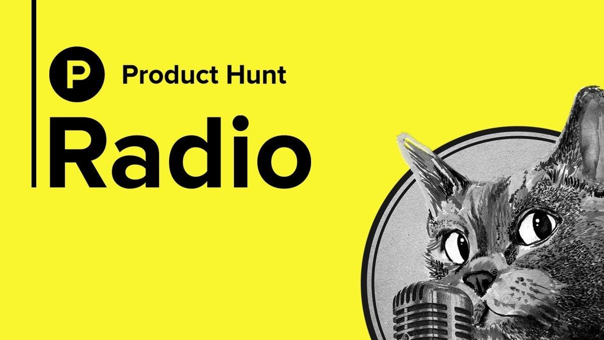 Podcast manajemen produk: Logo Product Hunt Radio