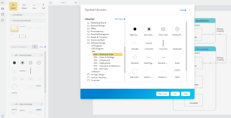 SmartDraw Diagrammerstellung