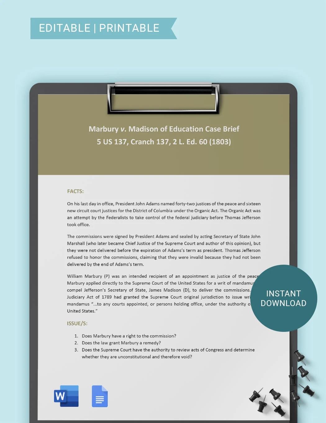 free case study template word download