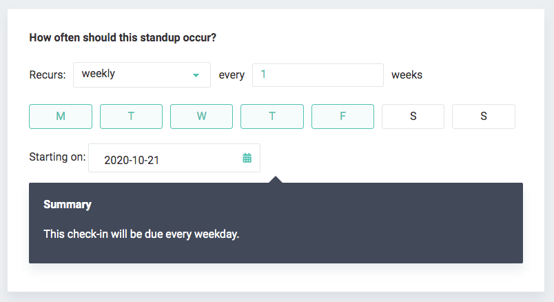 jell standup meeting software