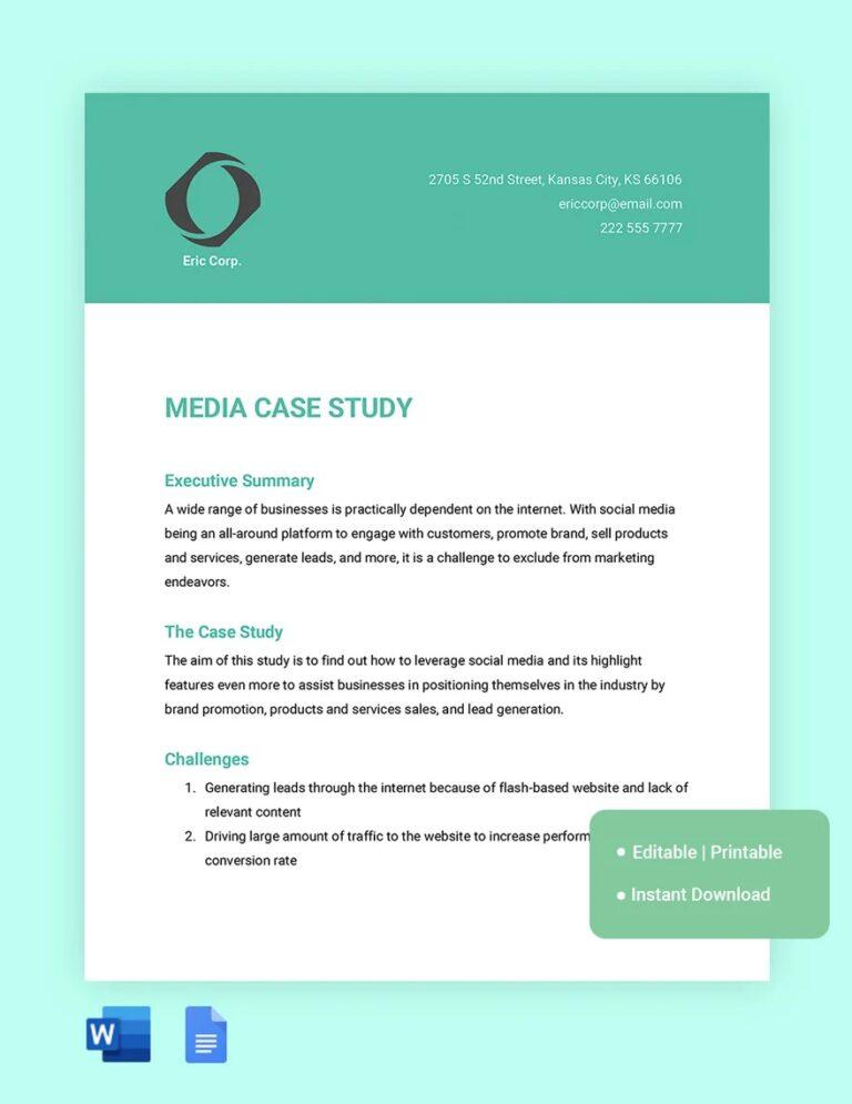 easy case study template