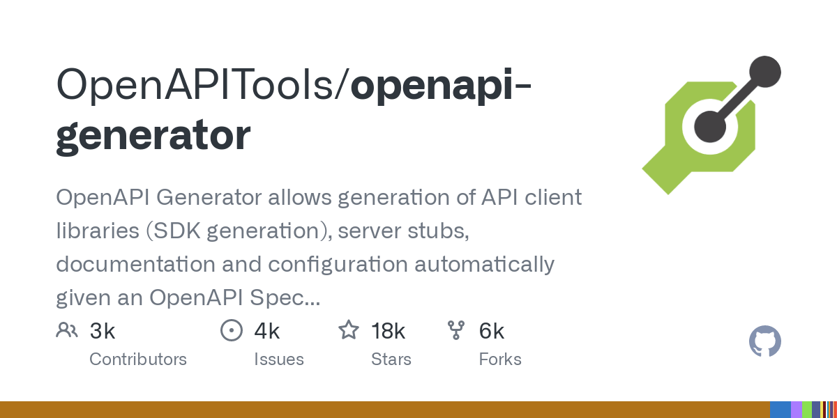 Documentazione del software OpenAPI Generator