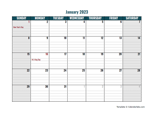 2024 Daily Planner Calendar Template - Free Printable Templates