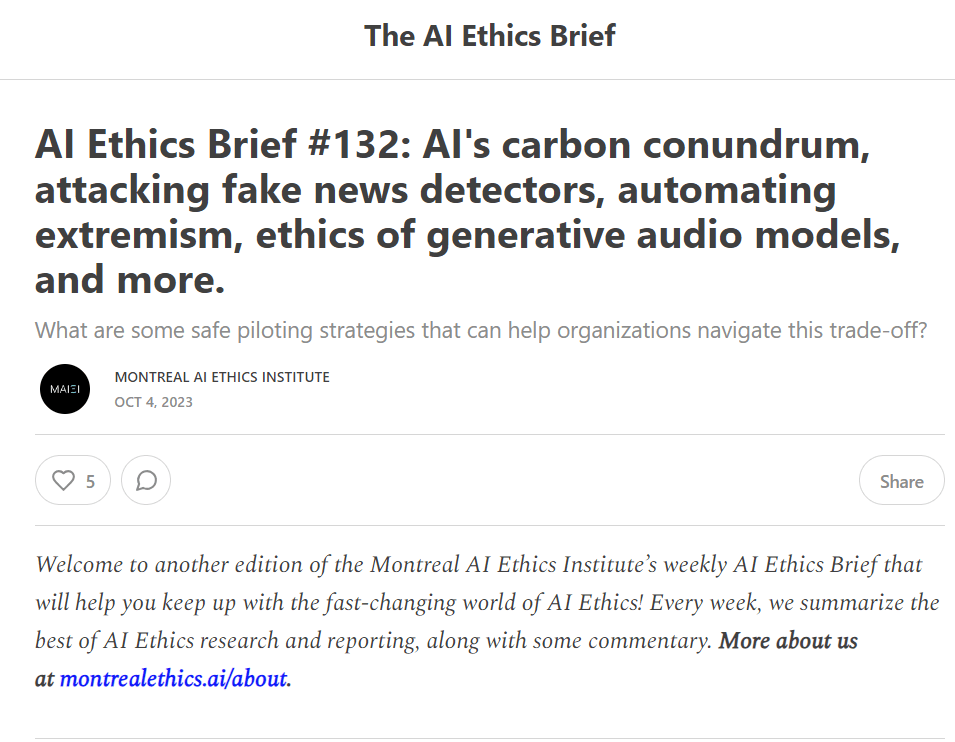 AI Ethics Brief