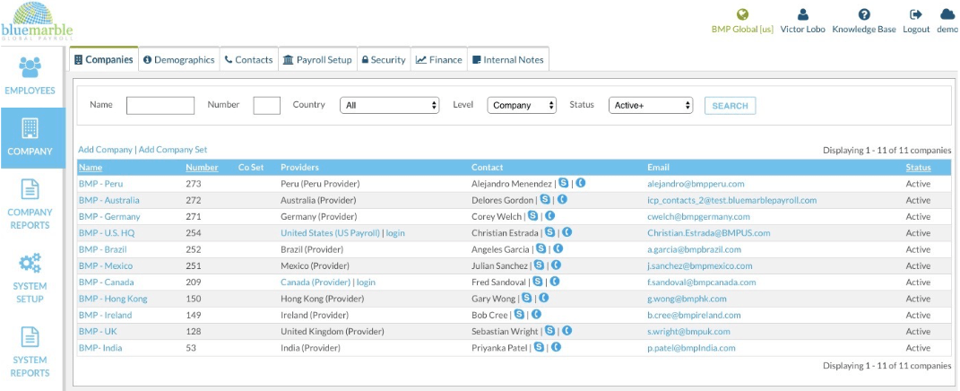 Blue Marble Payroll WebGlobe