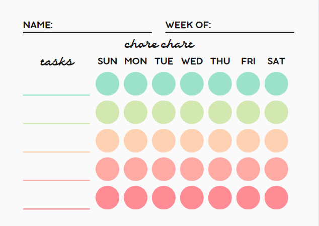 10 Free Chore Chart Templates to Get Things Done | ClickUp