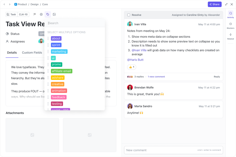 Create SOX compliance tasks with ClickUp Tasks