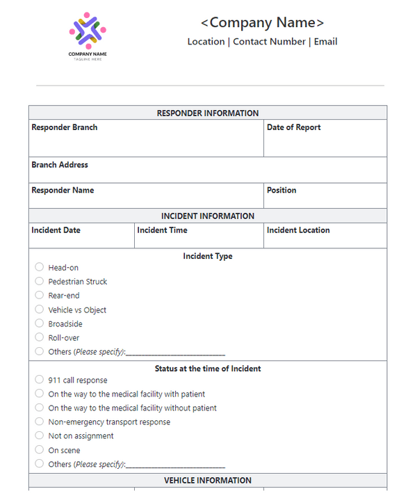 ClickUp Report Form Template