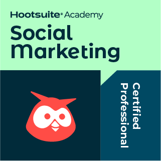 Odznaka Hootsuite Social Media Marketing