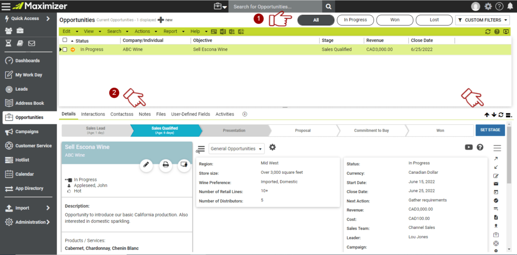 Maximizer CRM for banking