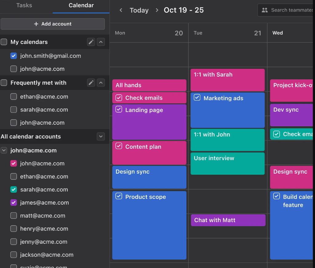 Voorbeeld van projectmanagement Motion