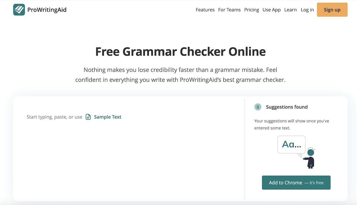 Hemingway app alternatives: ProWritingAid's online grammar checker