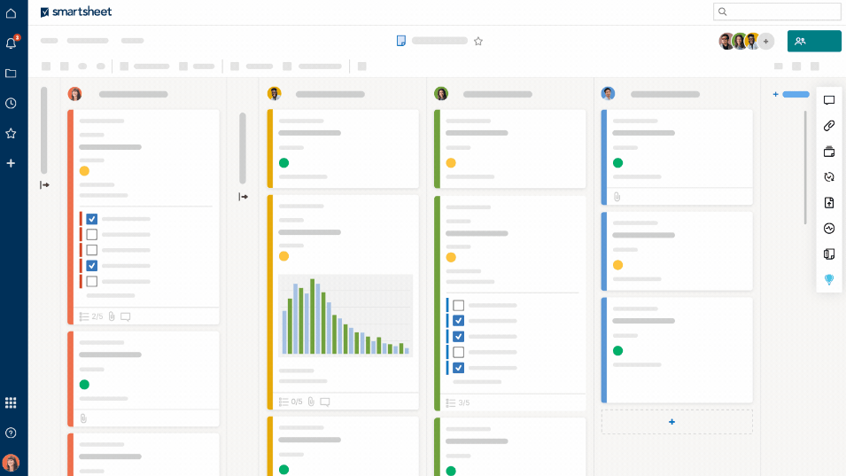 Smartsheet-Tafel