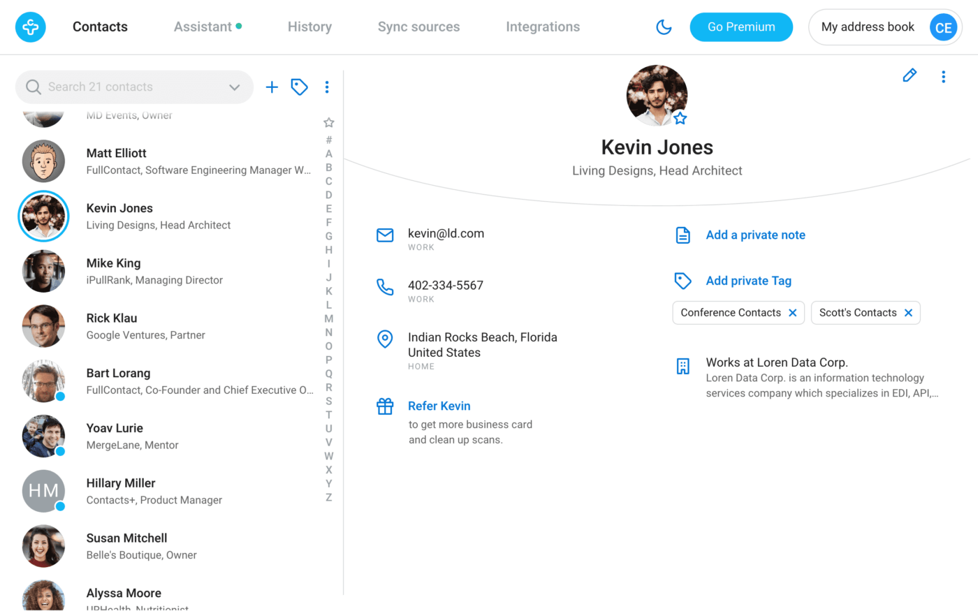 contacts plus crm image