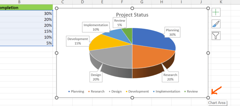 How to create a pie chart in Excel in one minute (or less)