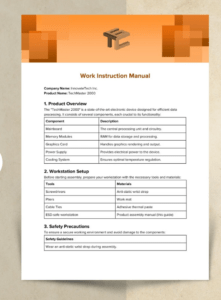 10 Free Work Instruction Templates in Word & ClickUp