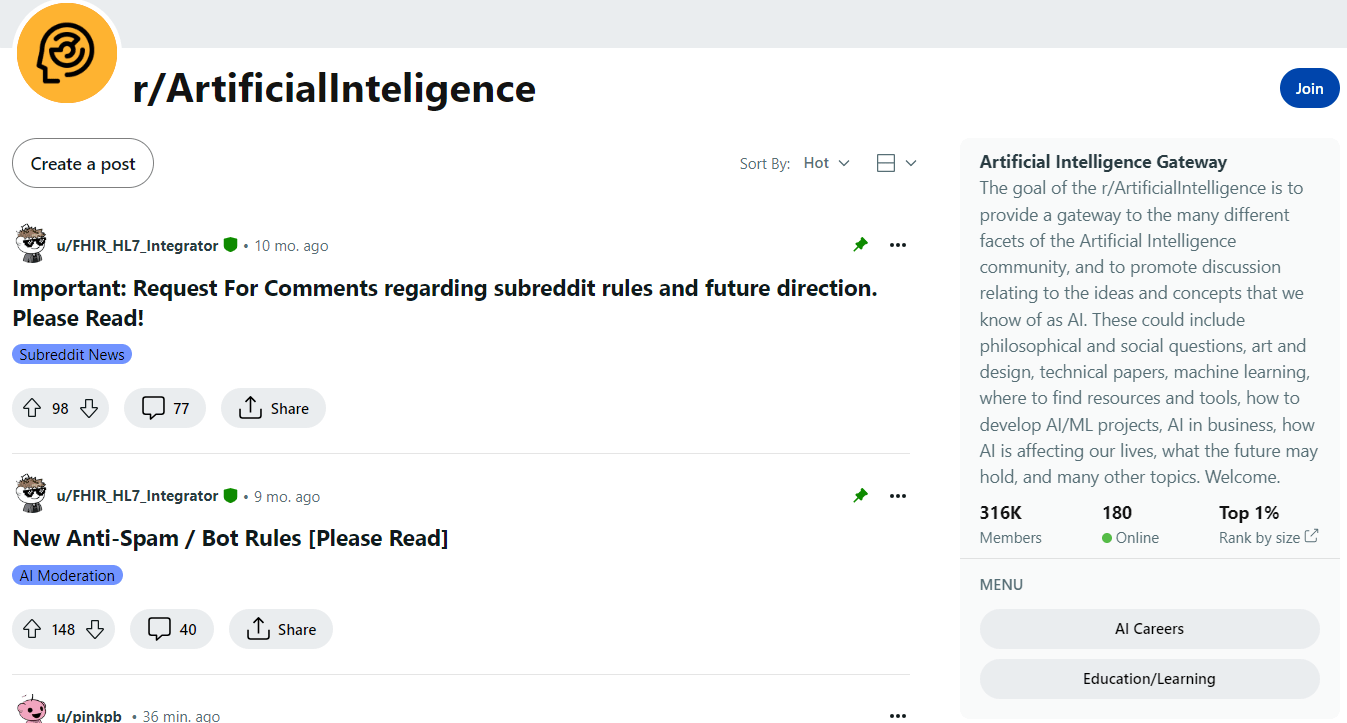 r/ArtificialInteligence