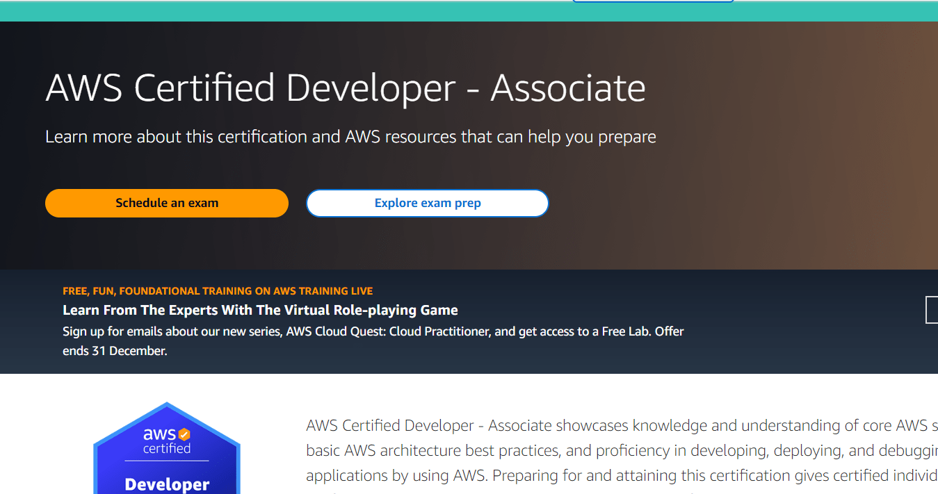 AWS Certified Developer-Associate