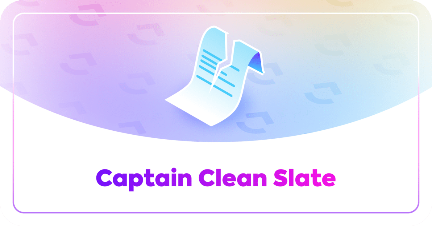 Captain Clean Slate Persona Image