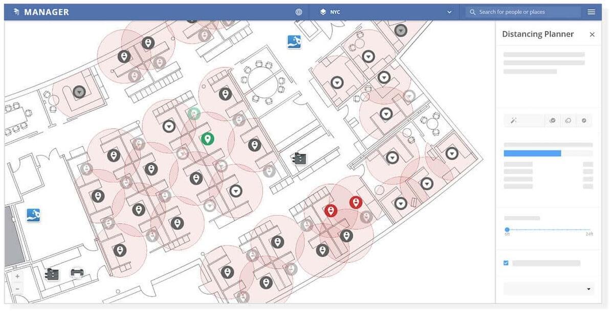 OfficeSpace's Distancing Planner