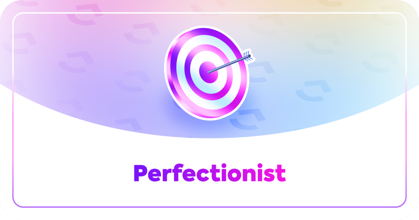 The Perfectionist Persona Image