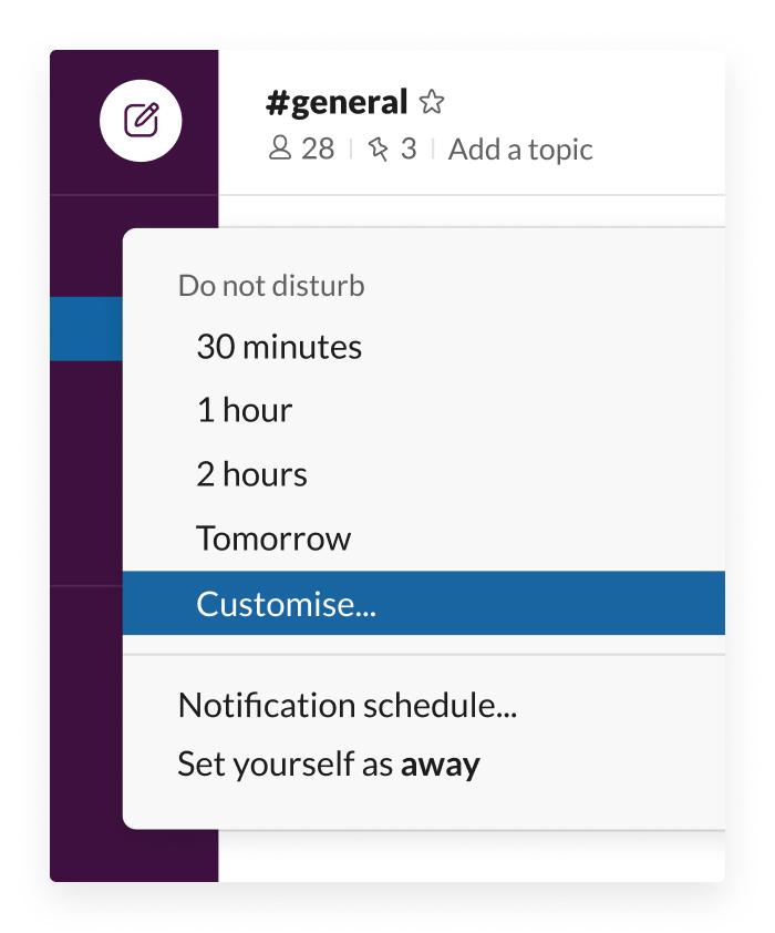 Customize Notifications