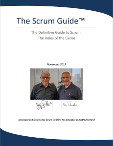 The Scrum Guide 