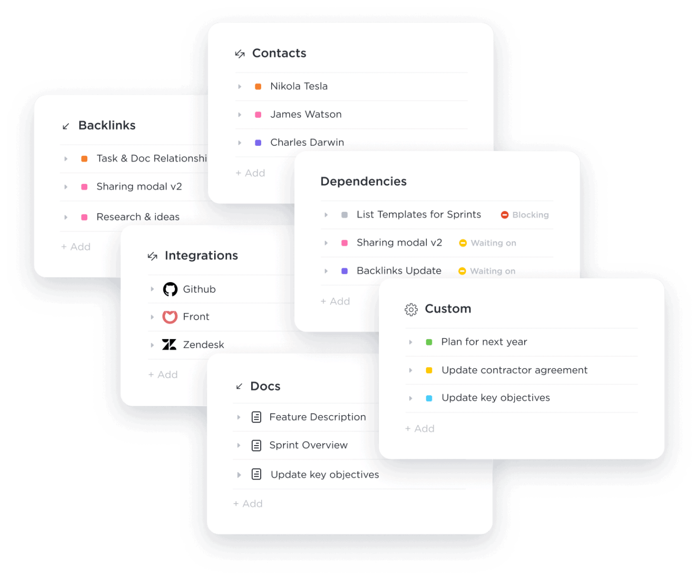 ClickUp Dependencies