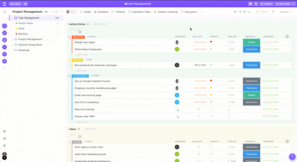 ClickUp Task Management