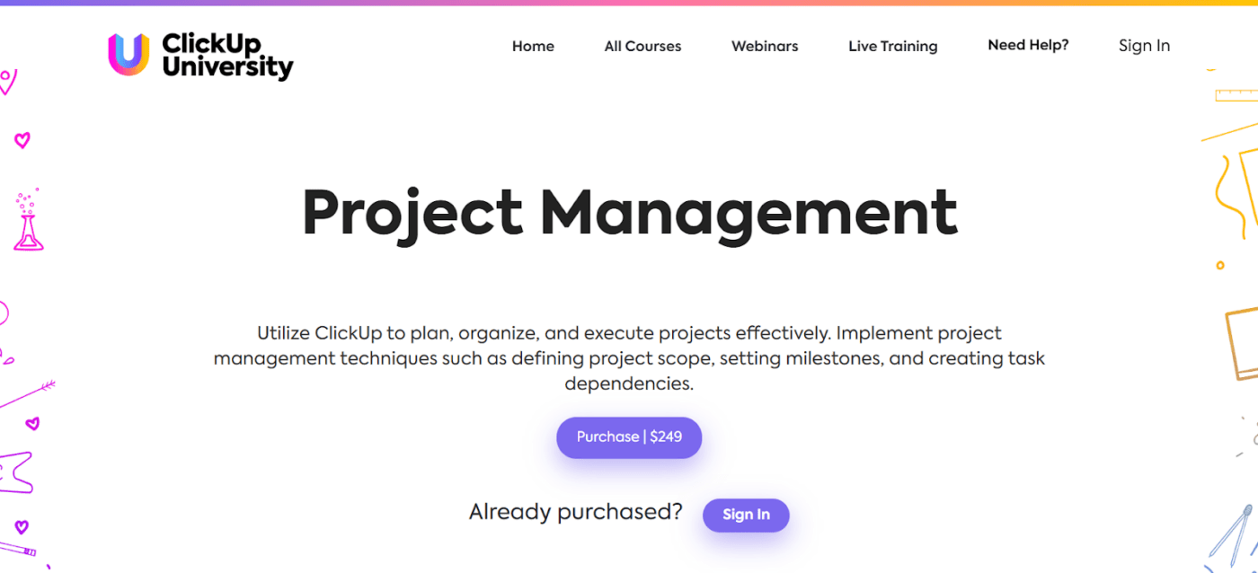 Project Management from ClickUp University