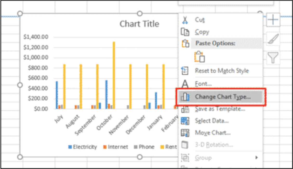 Save as a Chart Template in Excel