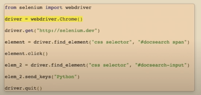 Selenium Browser Automation