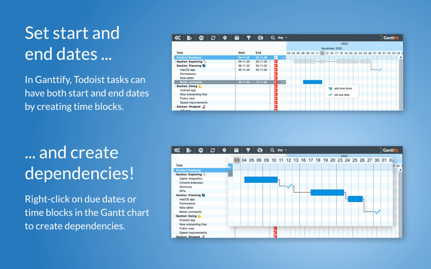 Todoist-Dependencies