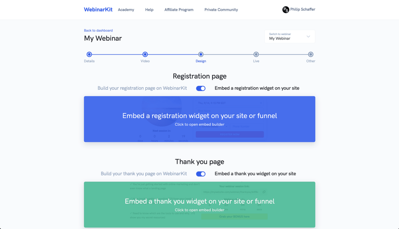 WebinarKitも人気のウェビナー・ソフトウェアです。