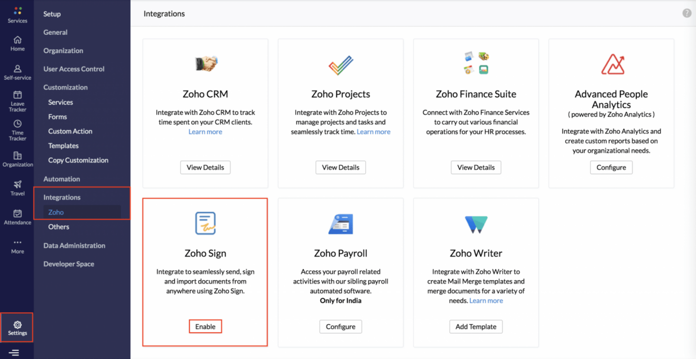 Zoho Sign