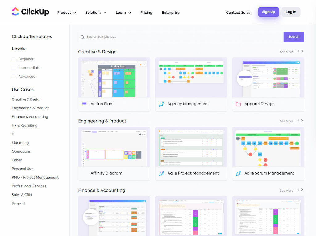 Customize your team culture and company culture with ClickUp's Templates