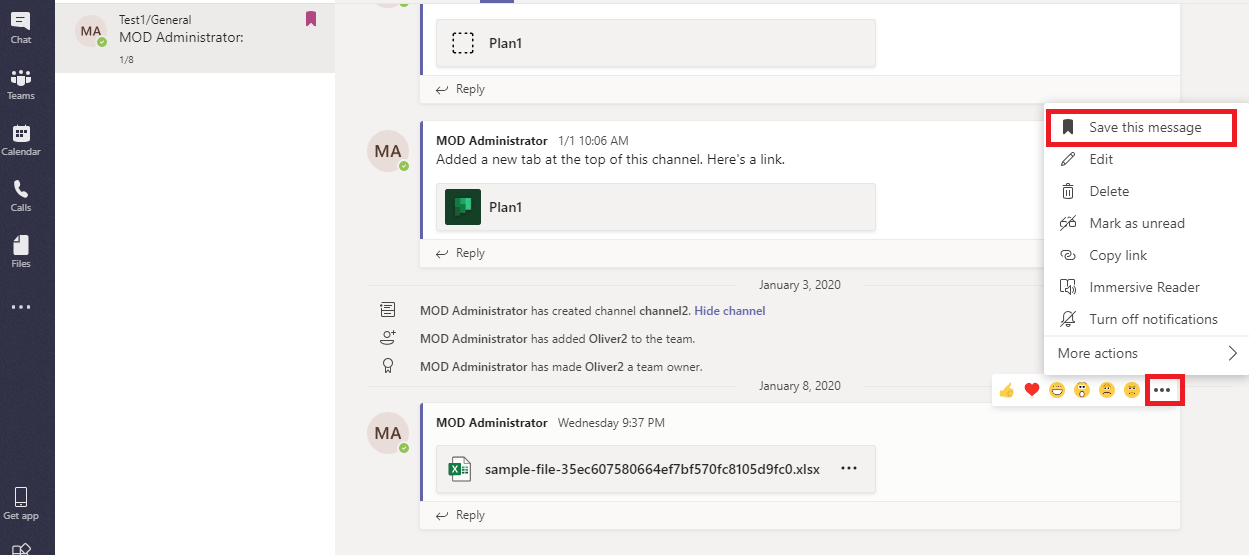 Désencombrez votre environnement de travail Teams en mettant en signet les correspondances importantes sur l'application Microsoft Teams