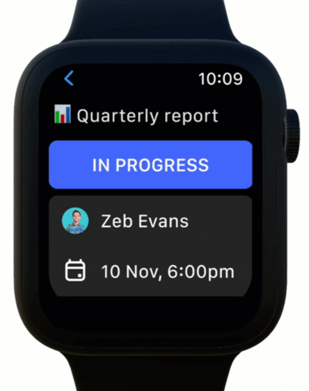 ClickUp Apple Watch App 