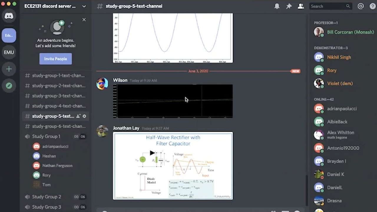 Herramienta de colaboración en línea Discord