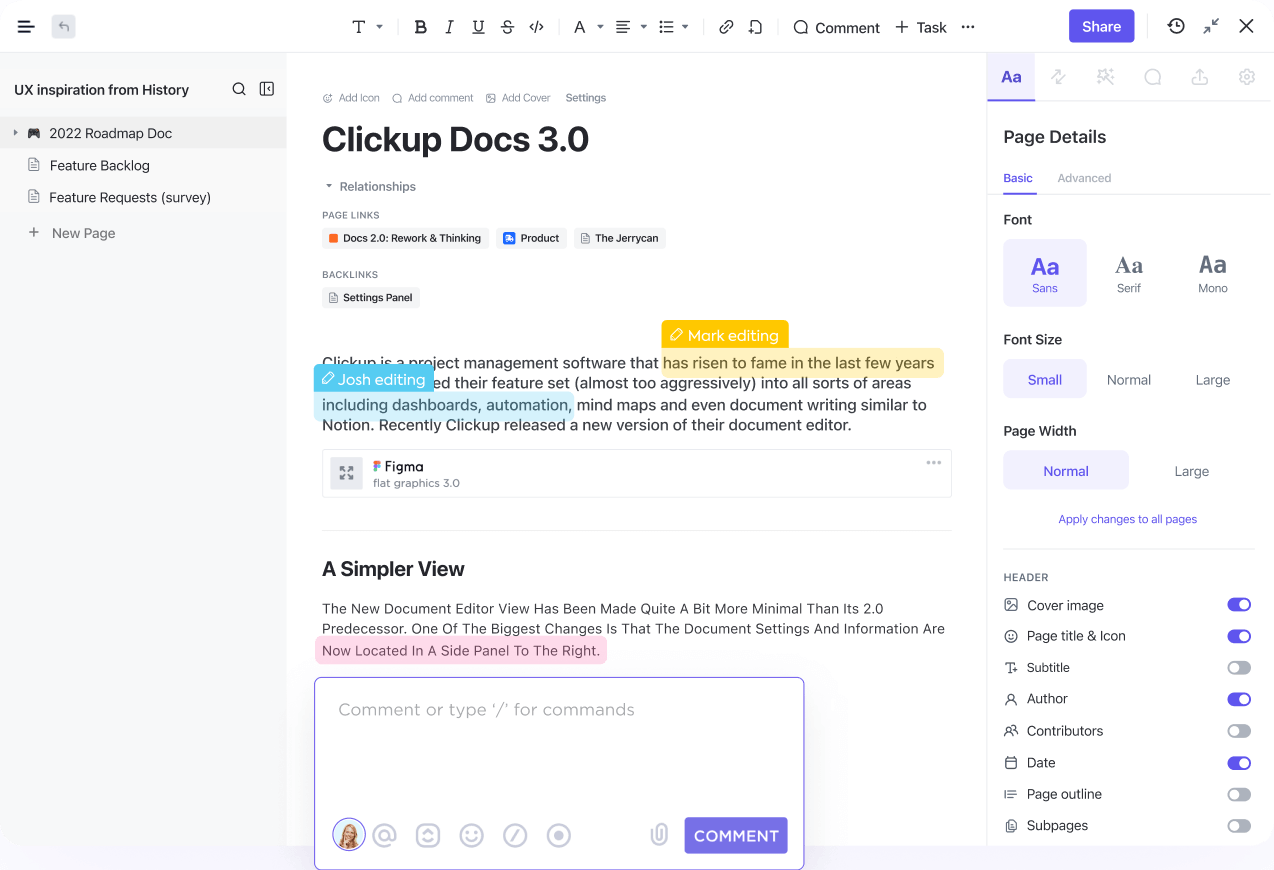 ClickUp Docs