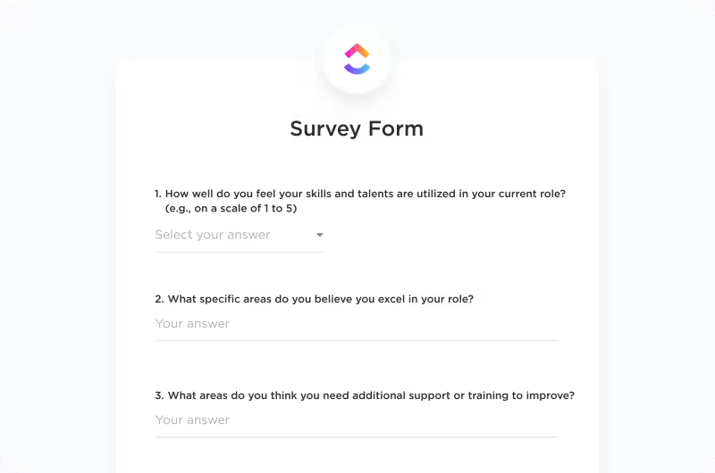 ClickUp Form View 