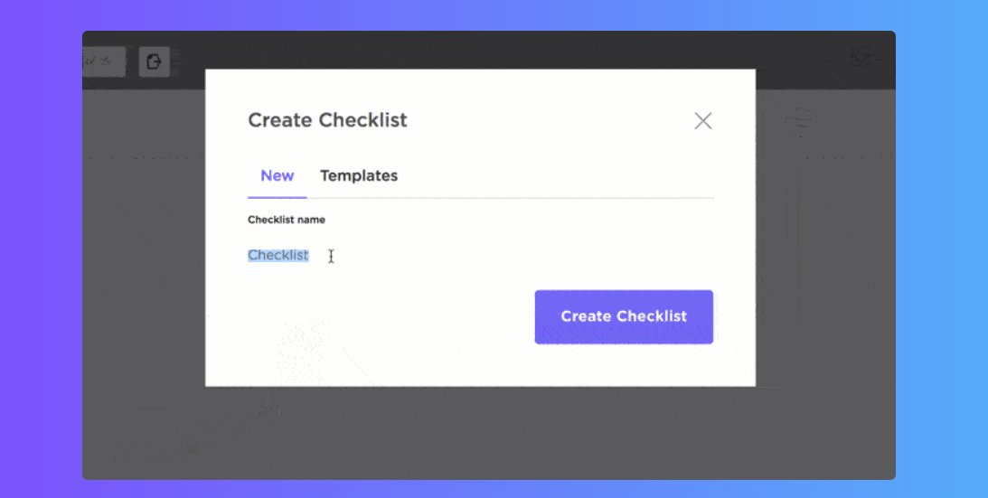 ClickUp Checklist