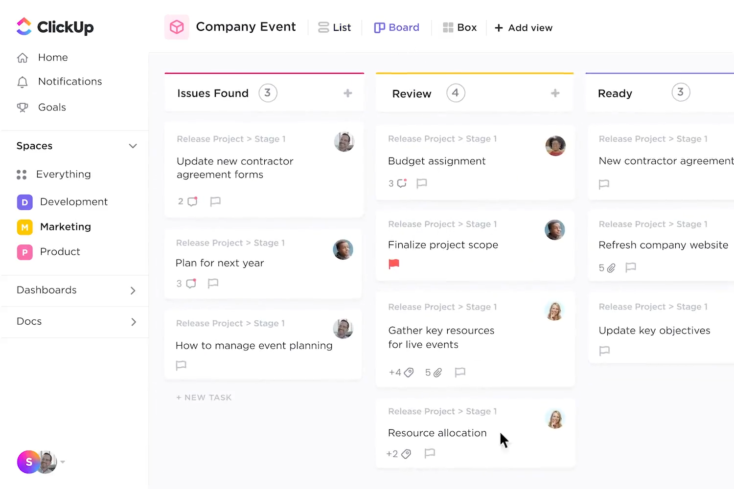 Collabora con i team allo sviluppo dei prodotti con il modello di documento ClickUp Product Brief.
