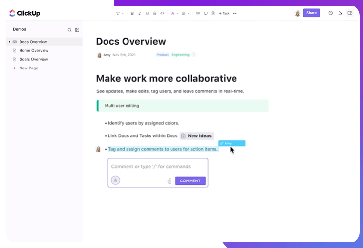 ClickUp Docs