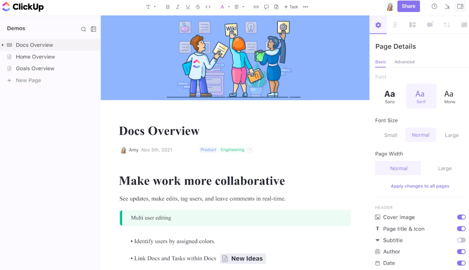 ClickUp Docs